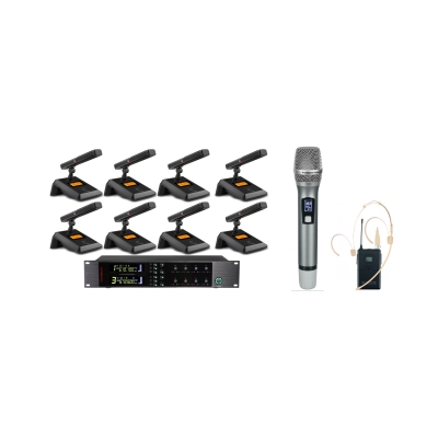 一拖八無線麥克風(fēng)
