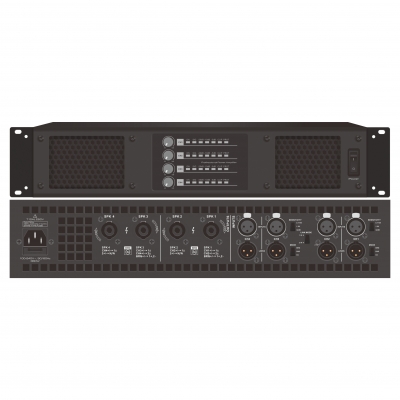 AK series 4ch professional power amplifier